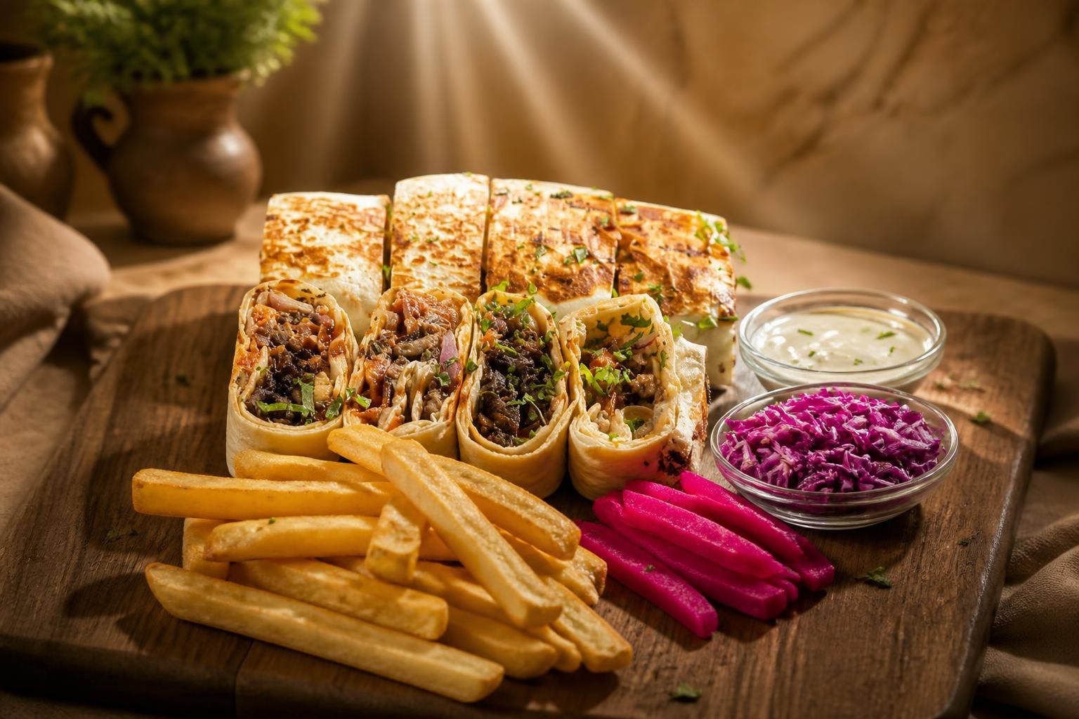 Musakhan Saj Sandwich
